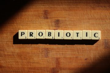 probiotic, scrabble, wood